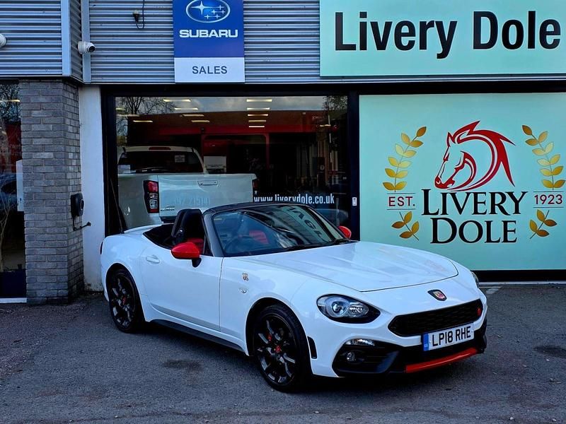 Used Abarth 124 Spider 170 HP (125 kW) 2018 White Cabriolet