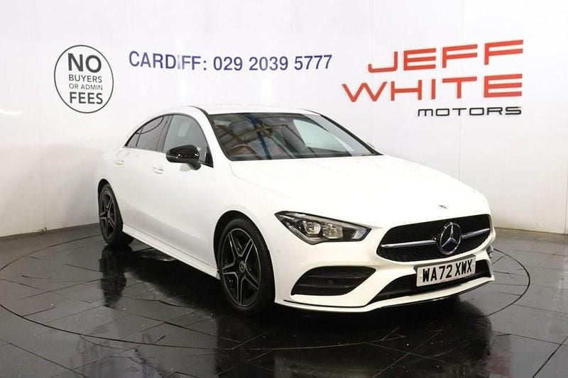 White Used 2022 Mercedes CLA180 AMG line Sedan | £22,988 (Good price) - Image 1/4