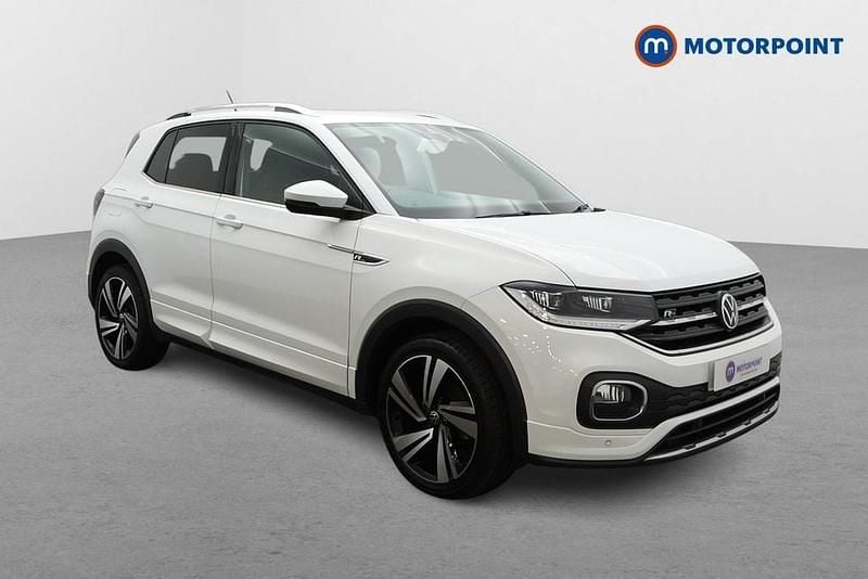 White Used 2022 VW T-Cross R-line SUV | £18,199 (Fair price) - Image 1/4