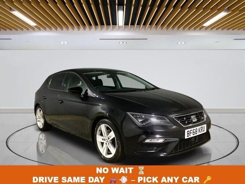 Black Used 2018 Seat Leon FR Hatchback | £10,999 (Fair price) - Image 1/3