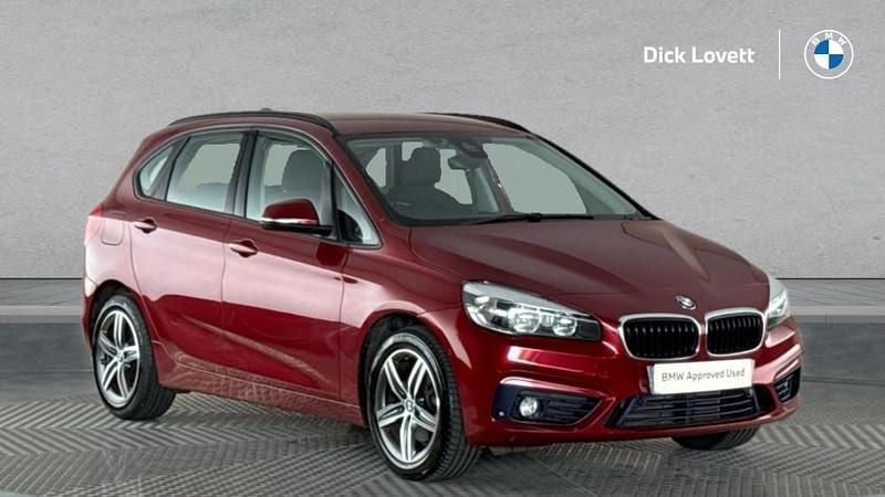 Red Used 2017 BMW 220 Active Tourer Sport Line MPV | £12,800 (Fair price) - Image 1/4