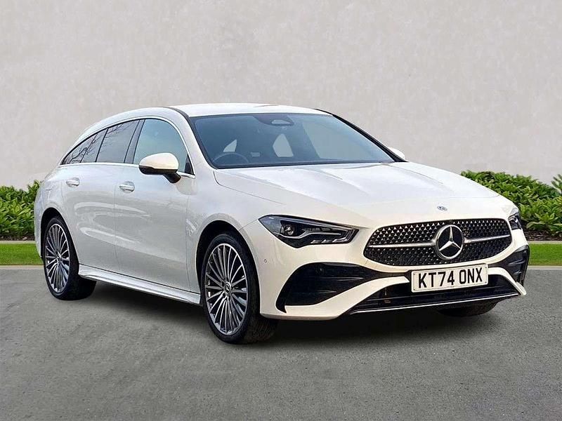 Used Mercedes CLA250e AMG Line Premium 218 HP (160 kW) 2025 White Sedan