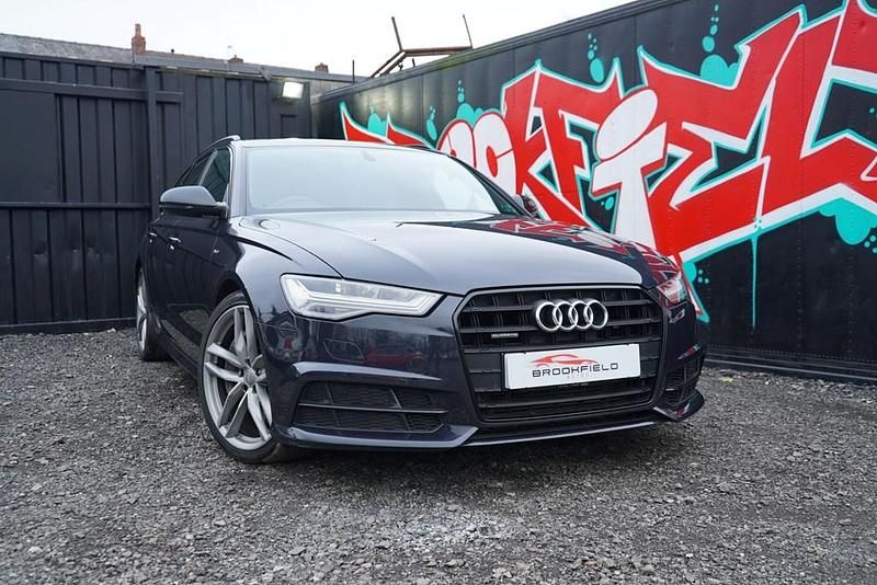 Used Audi A6 Black Edition 320 HP (235 kW) 2018 Blue Estate