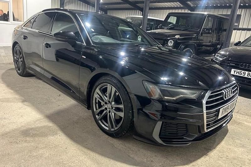 Used Audi A6 S-Line 204 HP (150 kW) 2019 Black Sedan