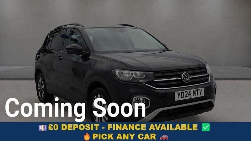 Black Used 2024 VW T-Cross S SUV | £18,349 (Fair price) - Image 1/4