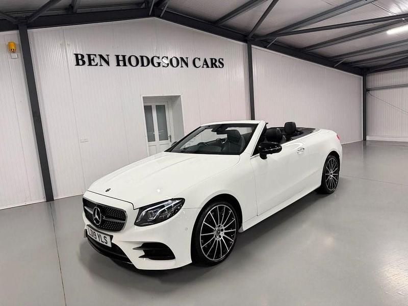 Used Mercedes E400 AMG line 340 HP (250 kW) 2019 White Cabriolet