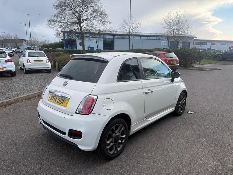 Used Fiat 500 S 69 HP (50 kW) 2014 White Hatchback