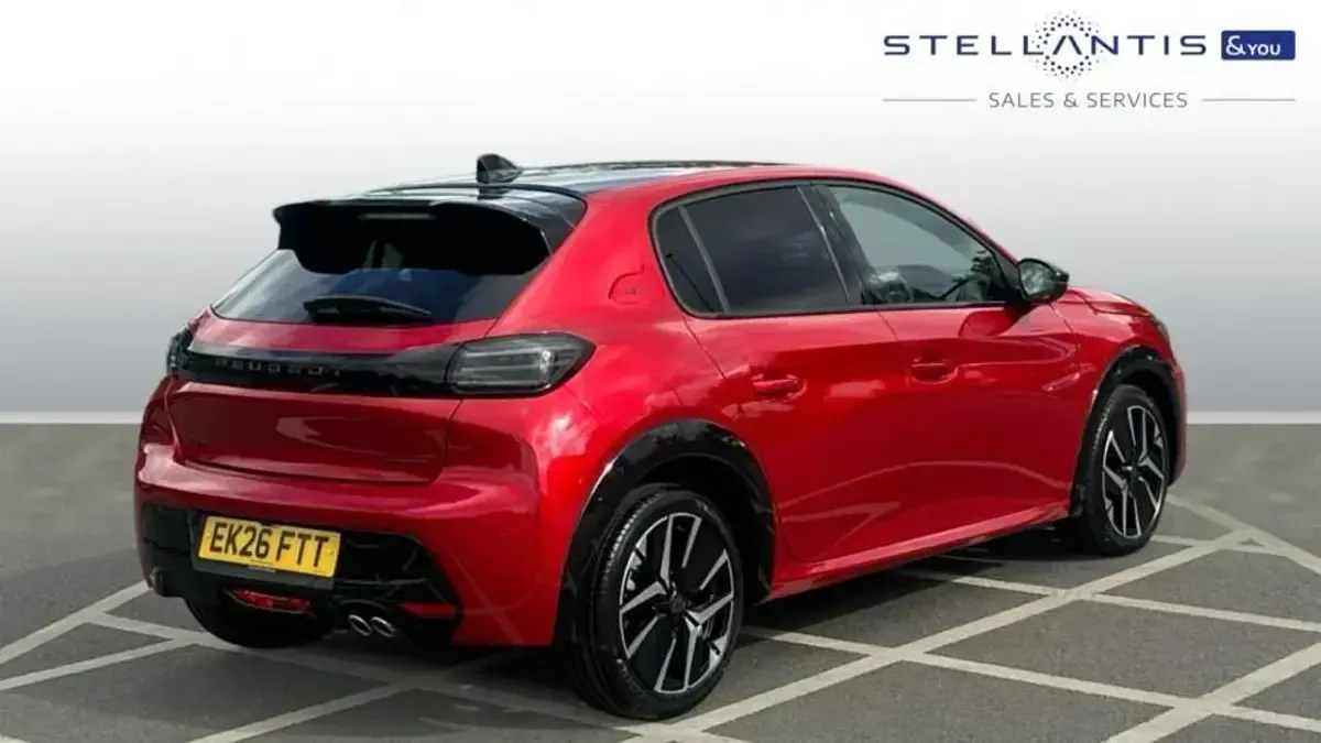 New Peugeot 208 GT 143 HP (105 kW) 2026 Red Hatchback
