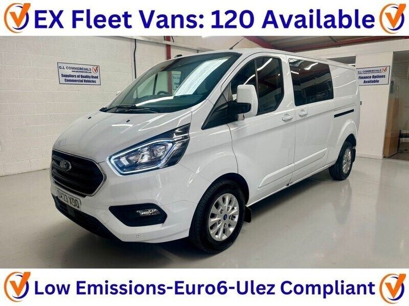White Used 2023 Ford Transit Custom Limited Van | £20,990 (A bit pricey) - Image 1/3