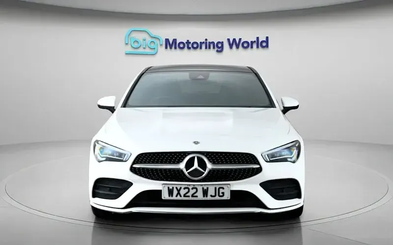 Used Mercedes CLA180 AMG line 136 HP (100 kW) 2022 White Coupe