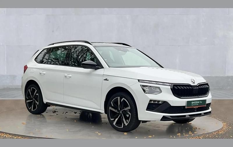 White New 2025 Skoda Kamiq Monte Carlo SUV | £26,600 - Image 1/4