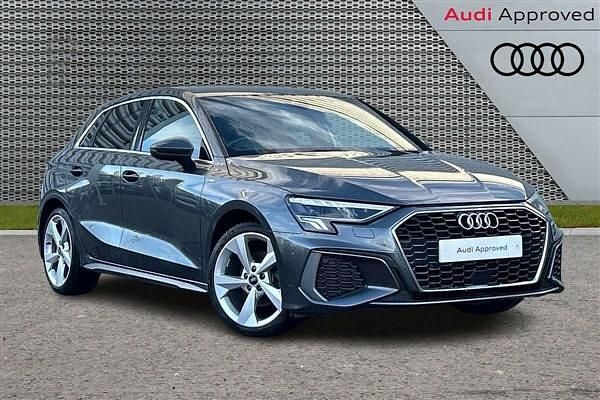 Grey Used 2022 Audi A3 S-Line Hatchback | £22,792 (Fair price) - Image 1/4
