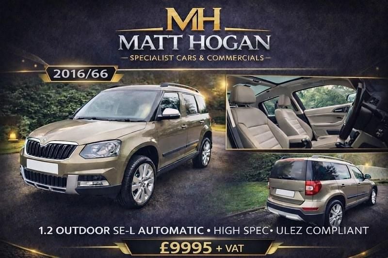 Used Skoda Yeti SE L 110 HP (80 kW) 2016 Green SUV