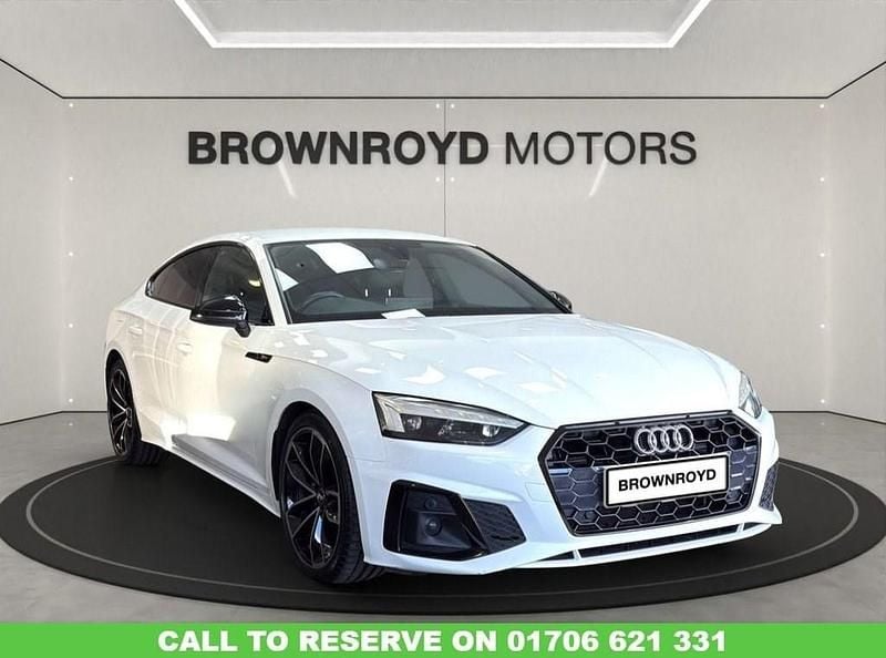 Used Audi A5 Sportback S-Line 163 HP (119 kW) 2020 White Hatchback