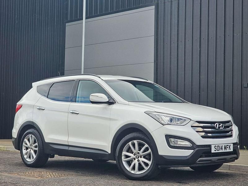 Used Hyundai Santa Fe Premium 197 HP (144 kW) 2014 White SUV