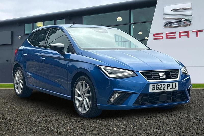 Blue Used 2022 Seat Ibiza FR Hatchback | £14,360 (Fair price) - Image 1/4