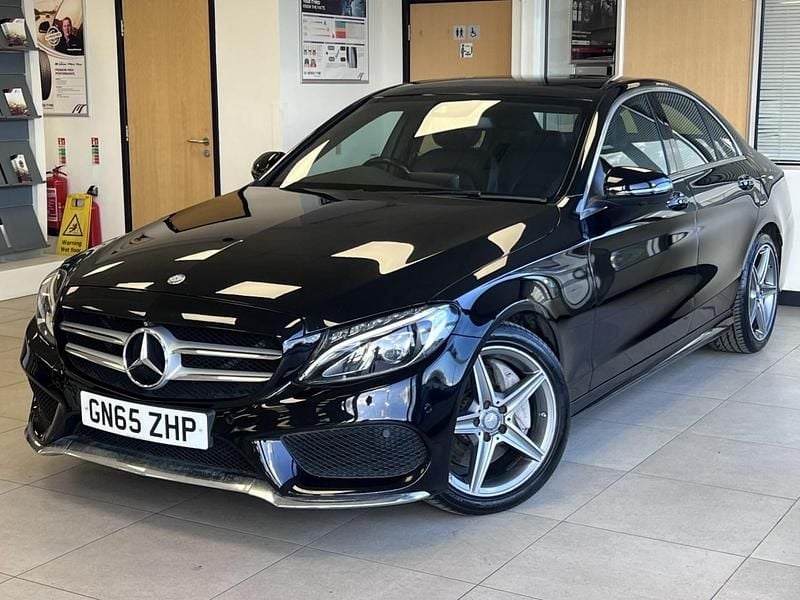 Used Mercedes C300 AMG Line Premium Plus 2015 Black Sedan