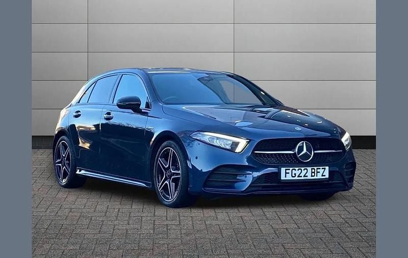 Blue Used 2022 Mercedes A200 AMG Line Premium Hatchback | £22,897 (A bit pricey) - Image 1/3