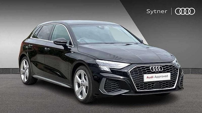 Black Used 2023 Audi A3 S-Line Hatchback | £23,000 (Good price) - Image 1/4