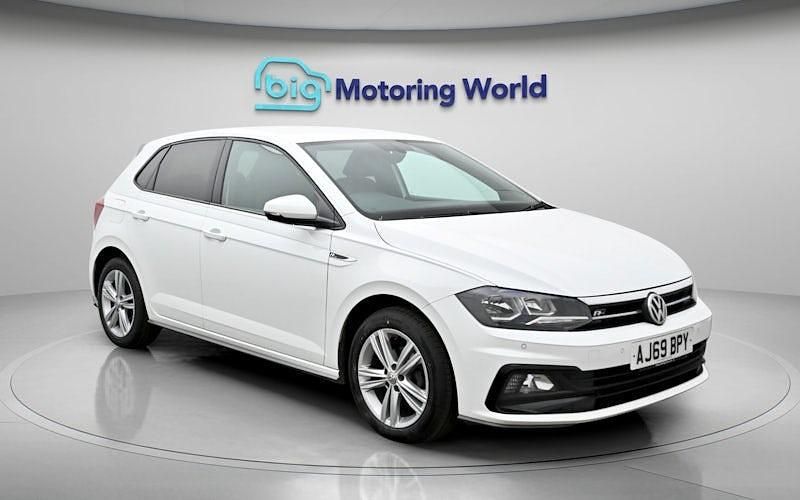 Used VW Polo R-line 95 HP (69 kW) 2020 White Hatchback