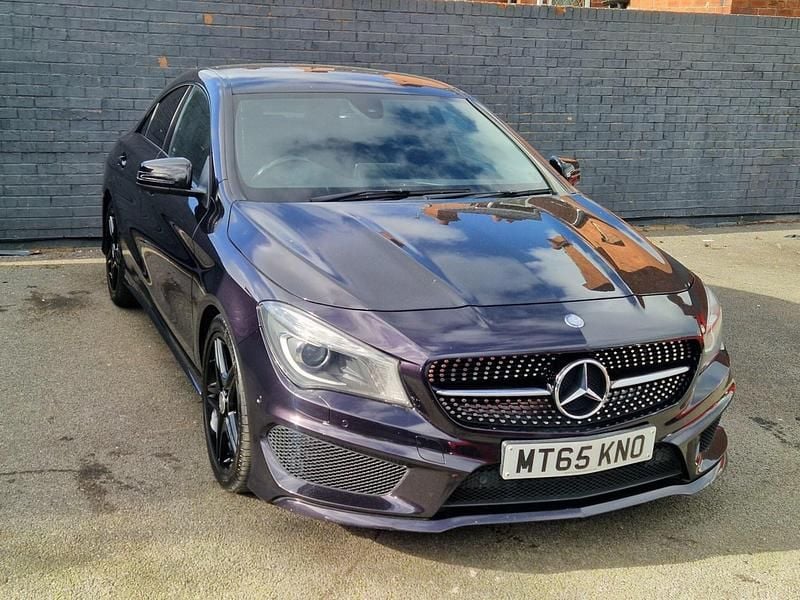 Used Mercedes CLA180 AMG 122 HP (89 kW) 2015 Mauve/purple Sedan