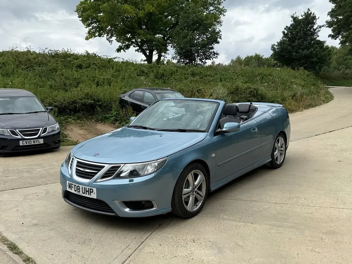 Used Saab 9-3 Cabriolet Aero 2008 Blue Cabriolet