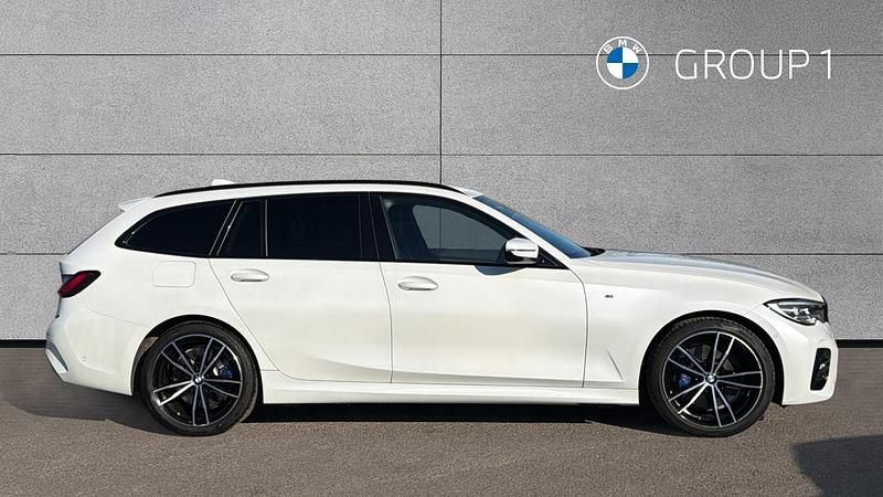 Used BMW 330e M Sport 292 HP (214 kW) 2021 White Estate