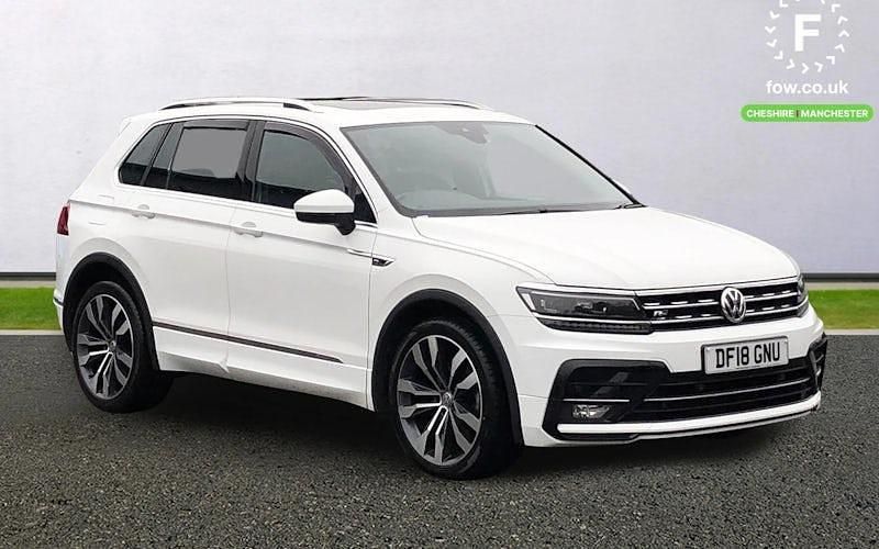 Used VW Tiguan Sportline 150 HP (110 kW) 2018 White SUV