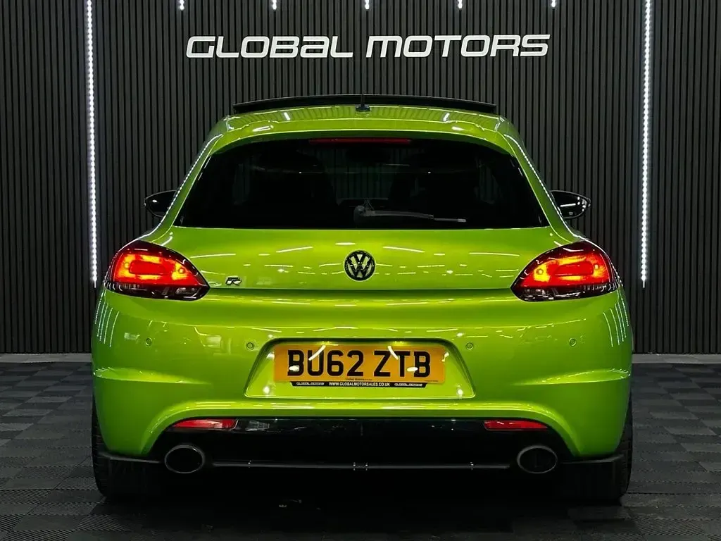 Used VW Scirocco R 265 HP (194 kW) 2012 Green Coupe