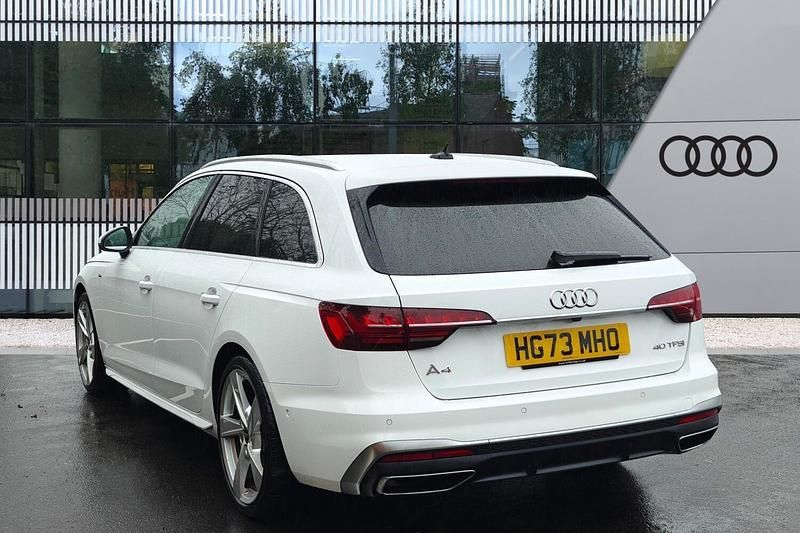 Used Audi A4 S-Line 200 HP (147 kW) 2023 White Estate