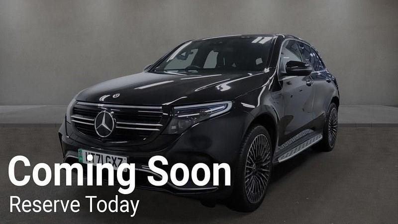 Used Mercedes EQC400 AMG line 300 kW (408 HP) 2021 Black SUV