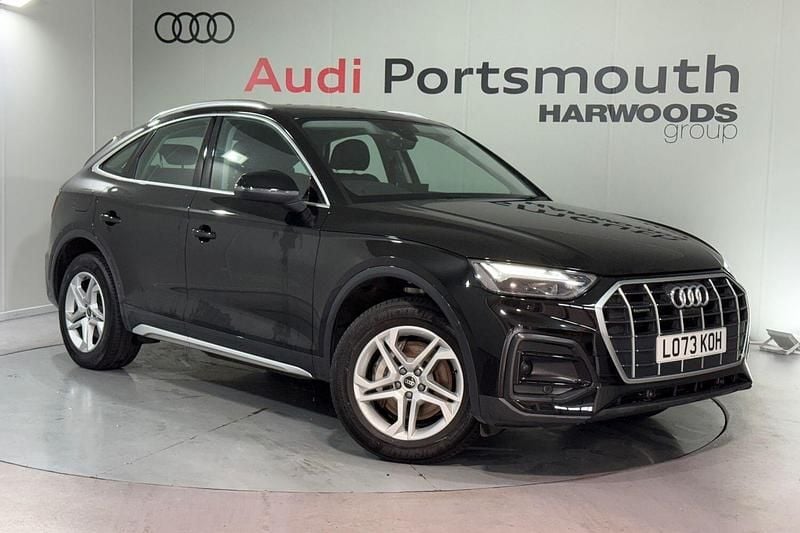 Black Used 2023 Audi Q5 Sportback Sport SUV | £35,490 (Fair price) - Image 1/3