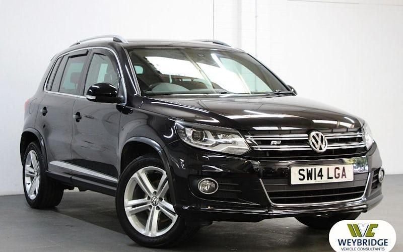 Black Used 2014 VW Tiguan R-line SUV | £9,995 (Fair price) - Image 1/4
