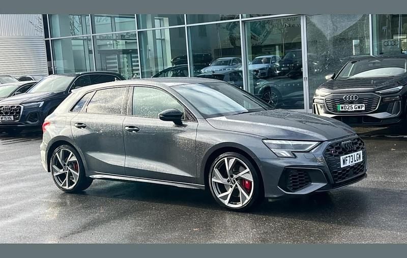 Grey Used 2023 Audi S3 Sportback Black Edition Hatchback | £33,832 (Fair price) - Image 1/4