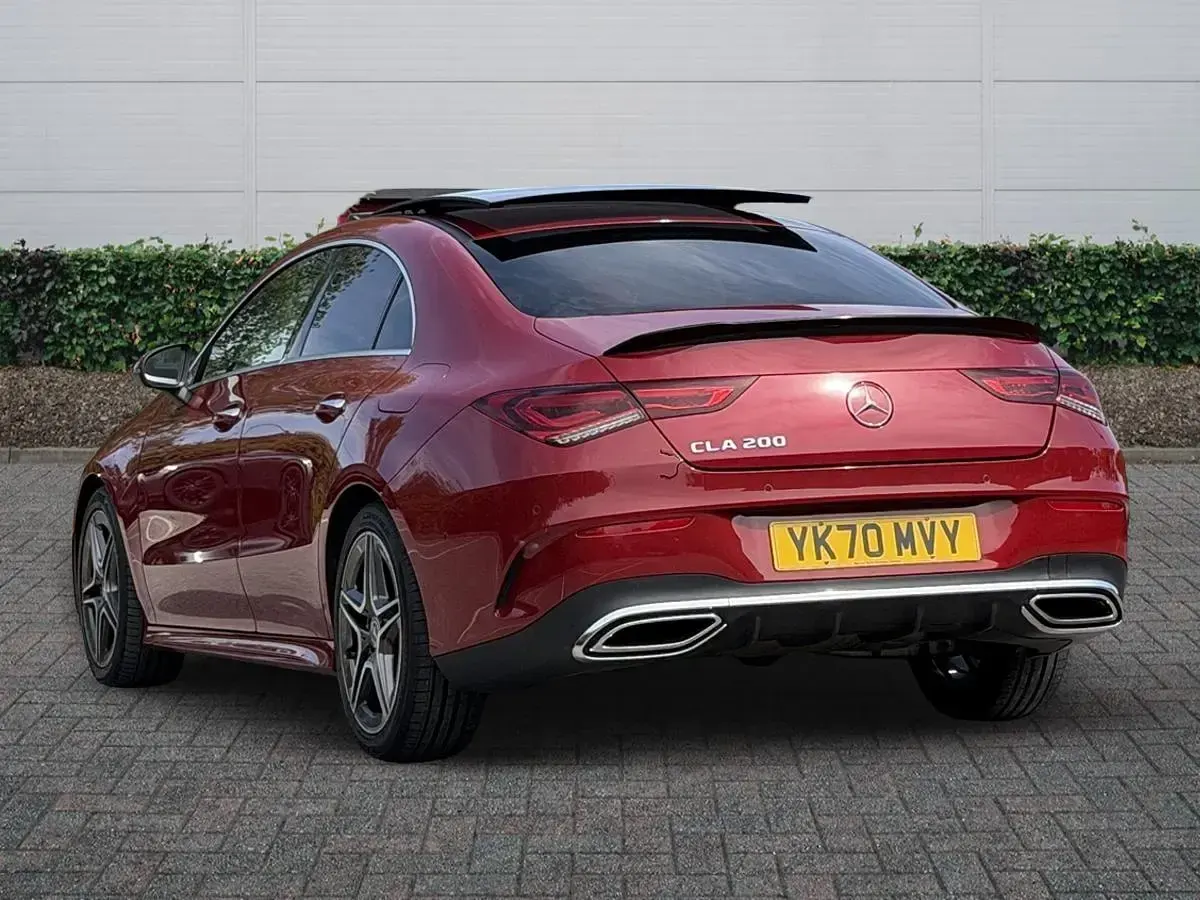 Used Mercedes CLA200 AMG Line Premium Plus 2020 Red Coupe