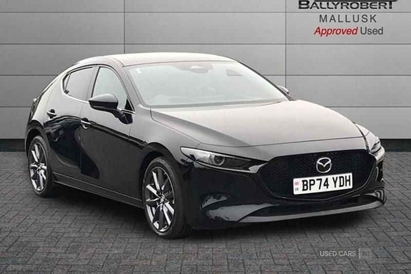 Black Used 2025 Mazda 3 Takumi-Line Hatchback | £23,995 - Image 1/1