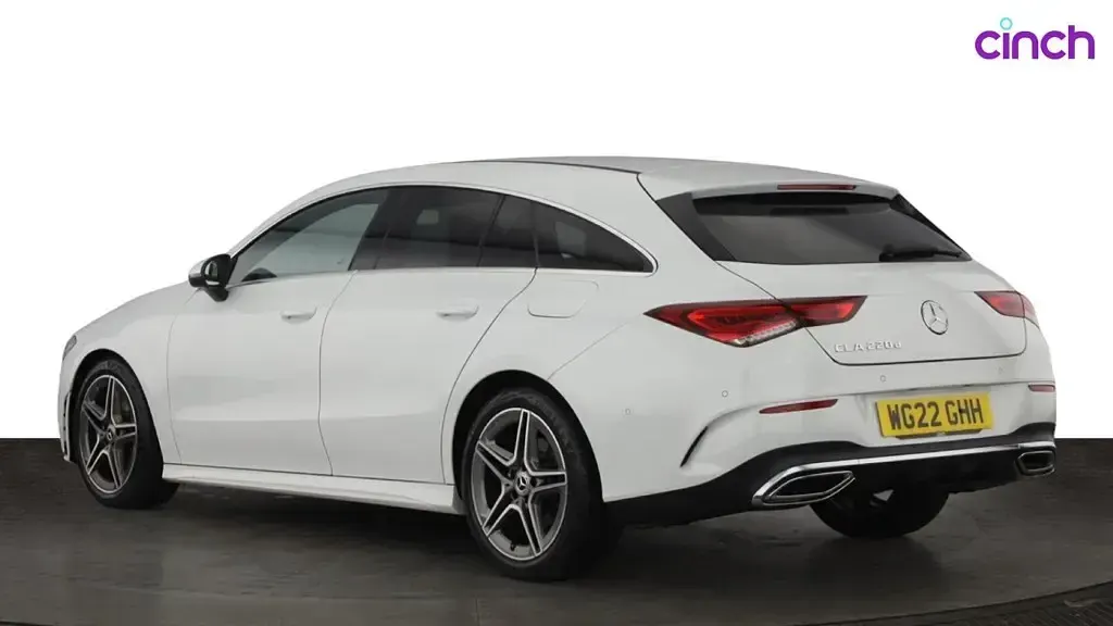 Used Mercedes CLA220 AMG line 2022 White Coupe