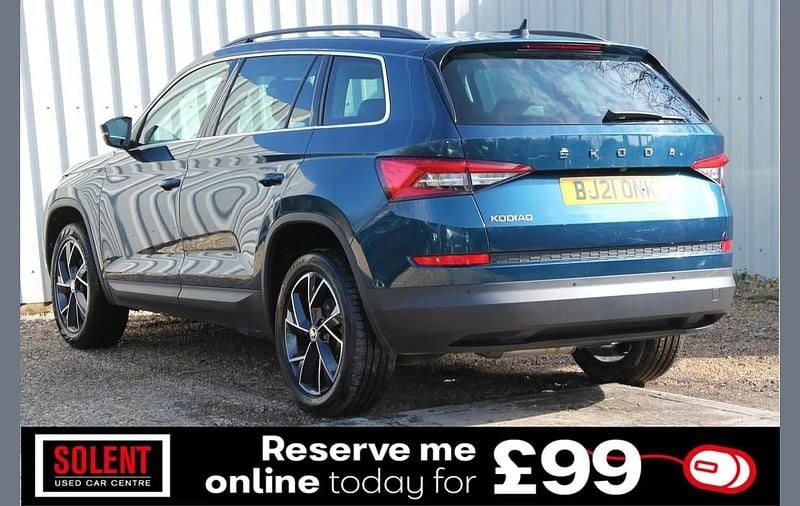 Used Skoda Kodiaq SE L 147 HP (108 kW) 2021 Blue SUV