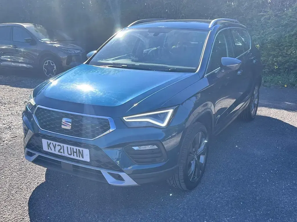 Usado Seat Ateca SE Technology 150 HP (110 kW) 2021 Azul SUV