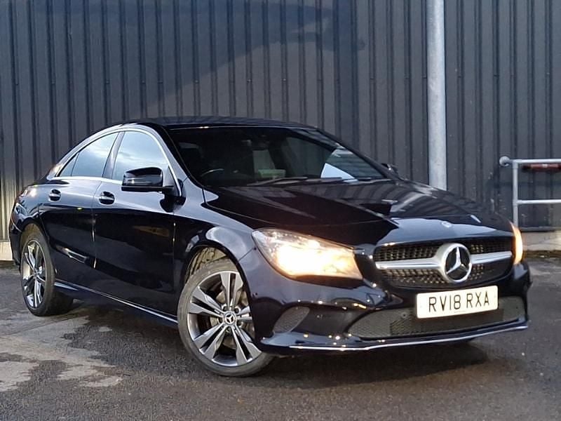 Black Used 2018 Mercedes CLA180 Sedan | £11,998 (Fair price) - Image 1/4
