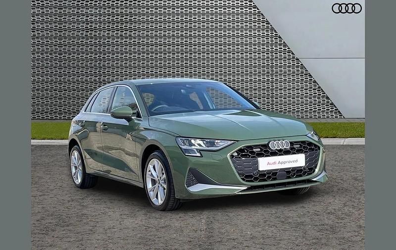 New Audi A3 Sport 113 HP (83 kW) 2025 Green Hatchback