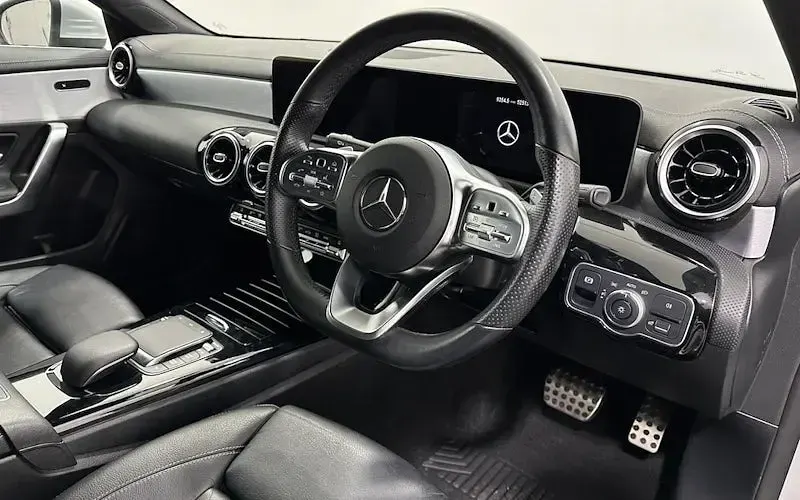 Used Mercedes CLA220 AMG line 190 HP (139 kW) 2020 Silver Coupe