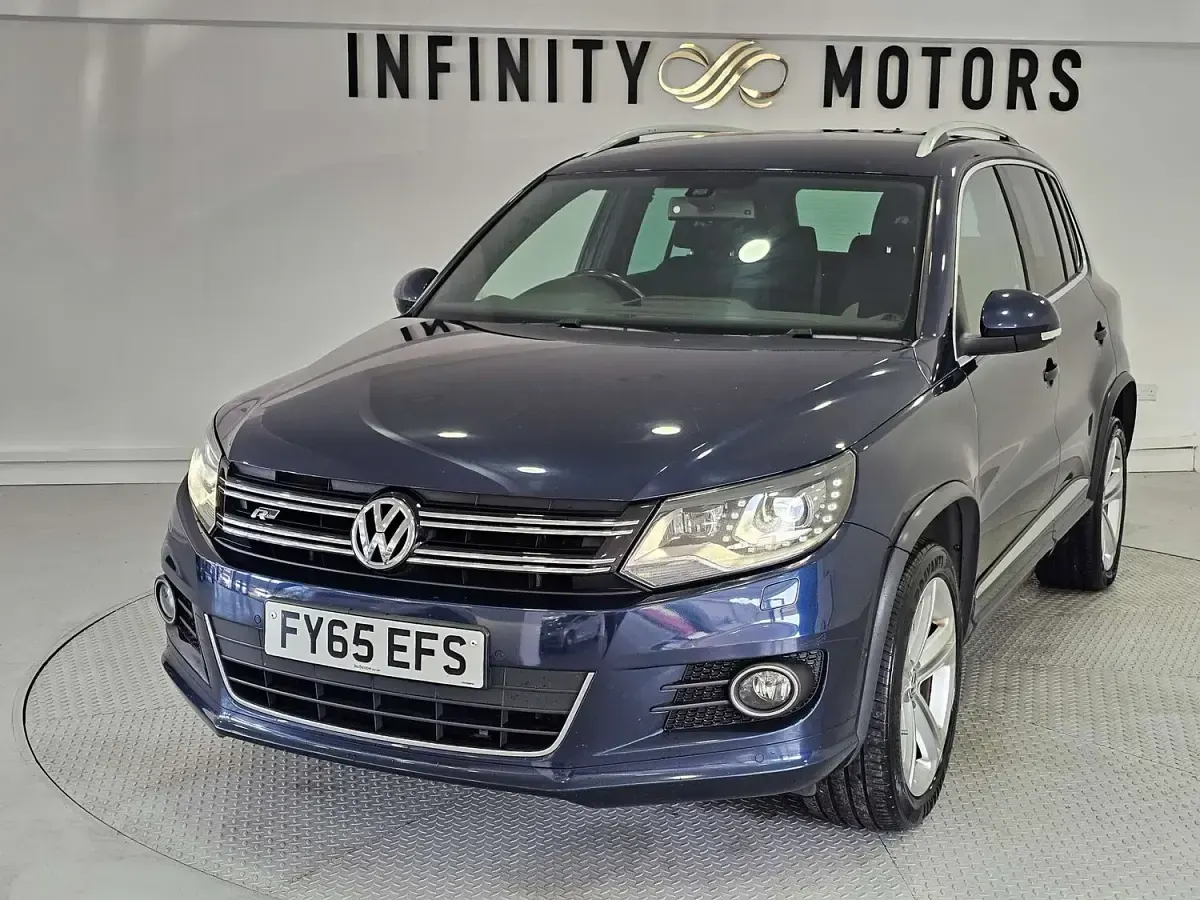Used VW Tiguan R-line 150 HP (110 kW) 2015 Blue SUV