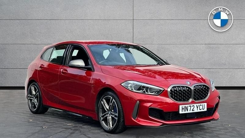 Red Used 2022 BMW M135 Shadowline Hatchback | £25,993 (Good price) - Image 1/4