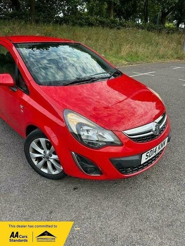 Red Used 2014 Vauxhall Corsa Excite Hatchback | £4,000 (Good price) - Image 1/3