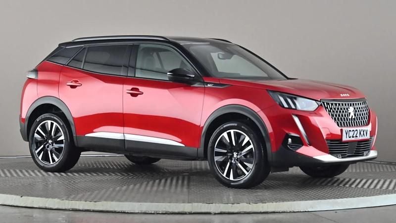 Red Used 2022 Peugeot 2008 Premium SUV | £18,798 (Fair price) - Image 1/4