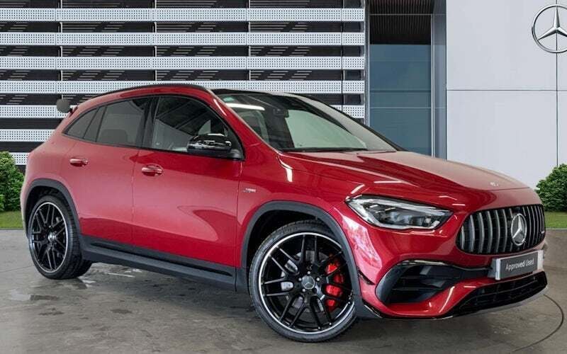 Red Used 2022 Mercedes GLA45 AMG AMG SUV | £42,193 (Fair price) - Image 1/4