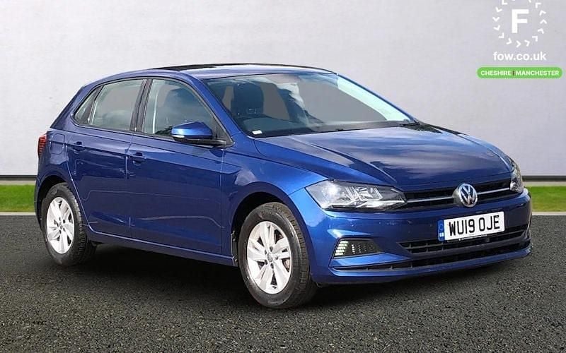 Blue Used 2019 VW Polo SE Hatchback | £14,099 (Fair price) - Image 1/4