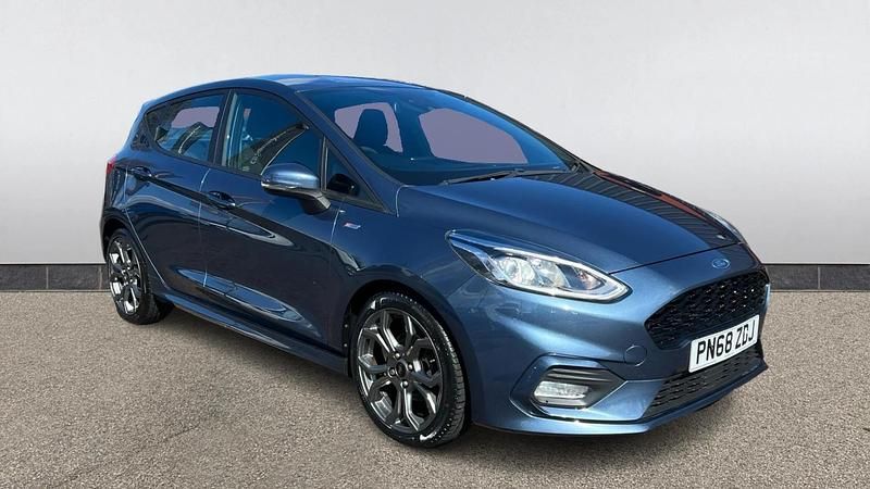 Used Ford Fiesta ST-Line 140 HP (102 kW) 2018 Blue Hatchback