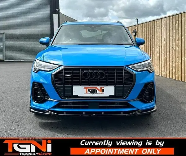 Used Audi Q3 S-Line 190 HP (139 kW) 2019 Blue SUV